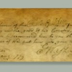 Paper Conservation: Documents American 18th Century